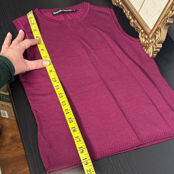 Teenflo Rich Burgundy Tank Top - Picture 8 of 8